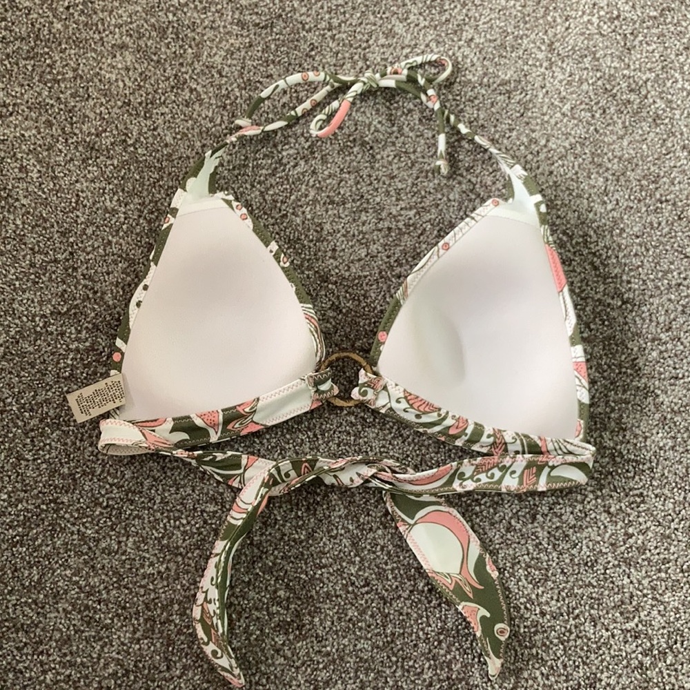 Hollister Swim String Halter Bikini Top - Size M - Picture 3 of 5